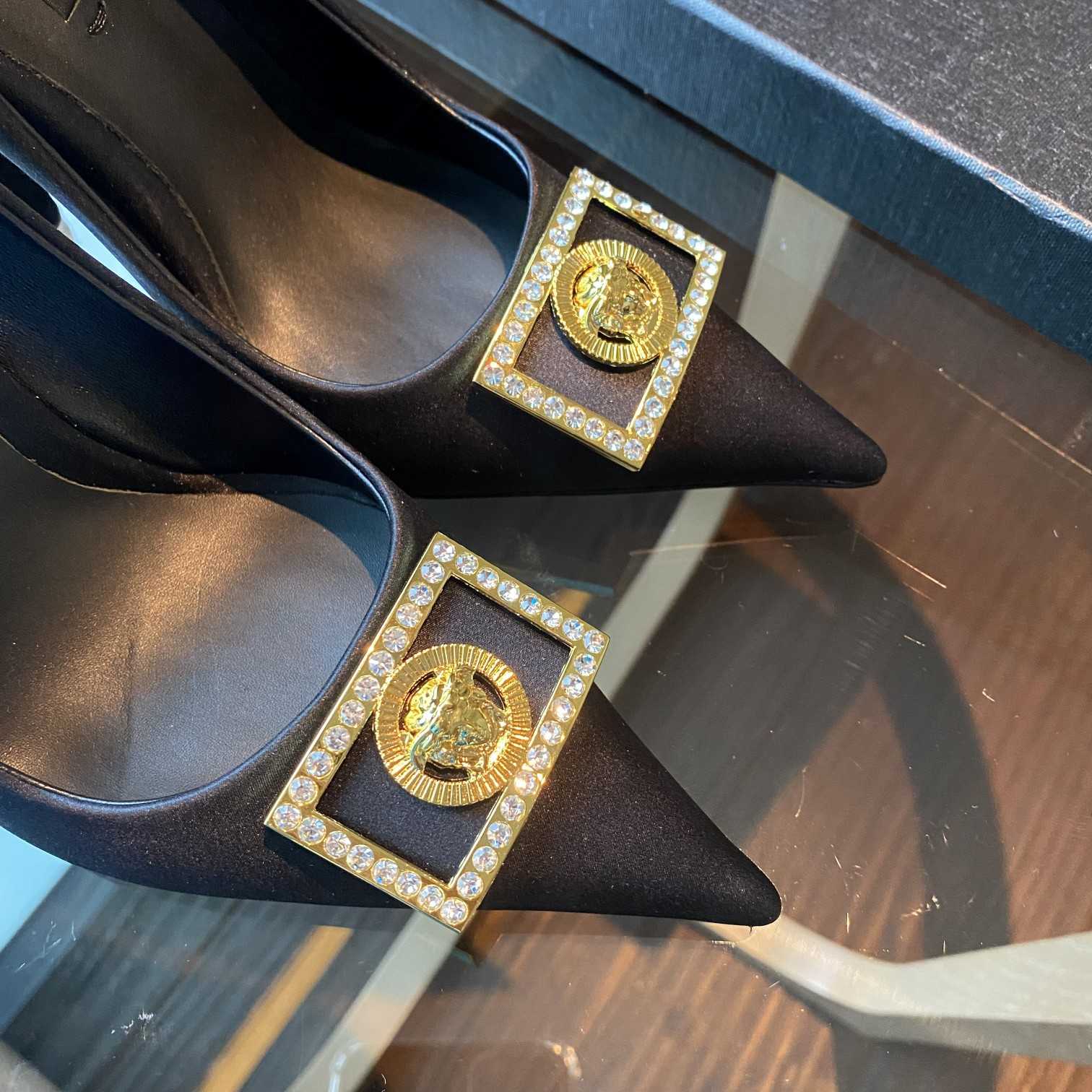 Versace Medusa Crystal Pumps - DopestKickz