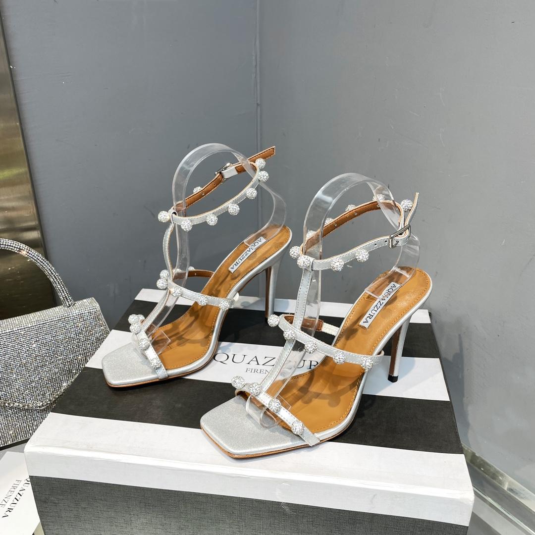 Aquazzura Cha Cha Cha Crystal Sandal  95 - DopestKickz