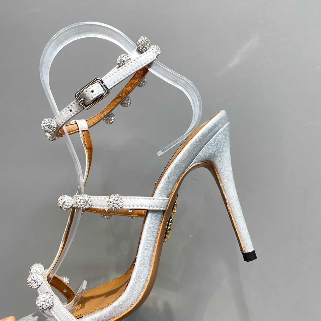 Aquazzura Cha Cha Cha Crystal Sandal  95 - DopestKickz