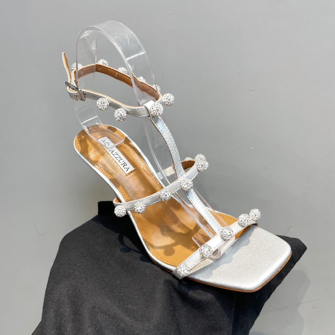 Aquazzura Cha Cha Cha Crystal Sandal  95 - DopestKickz