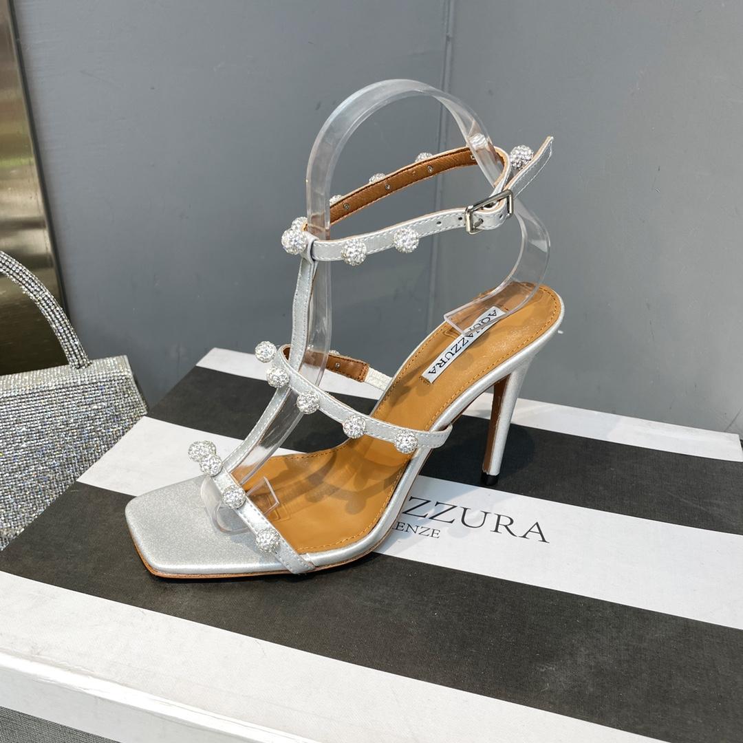Aquazzura Cha Cha Cha Crystal Sandal  95 - DopestKickz
