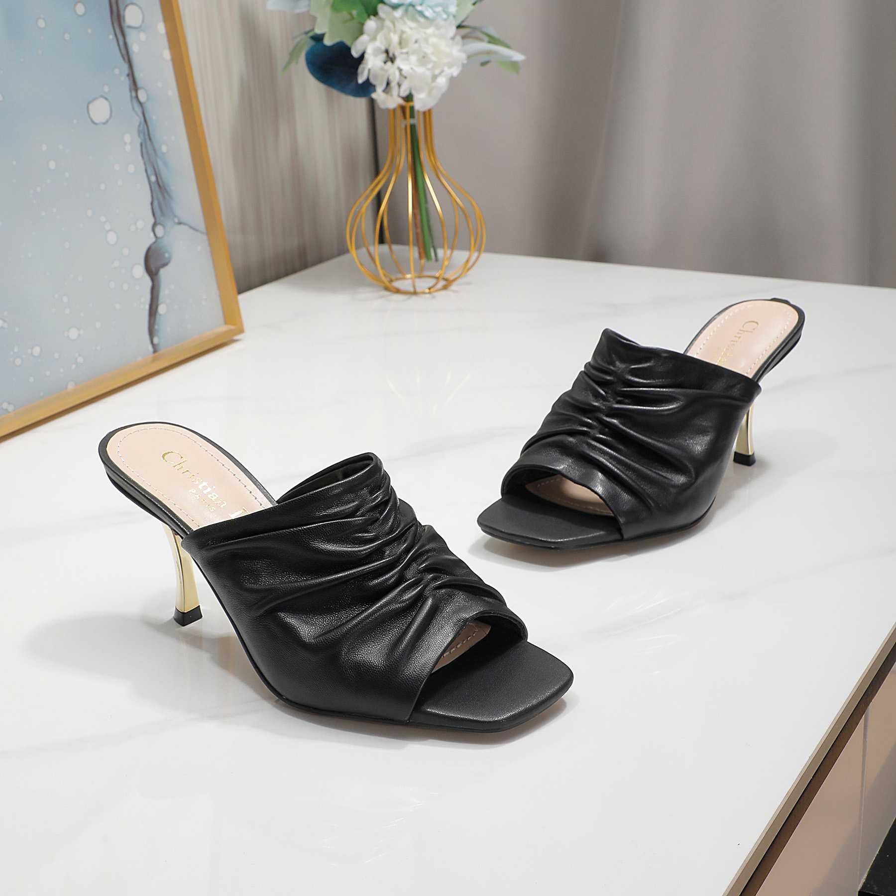 Dior D-Fame Open-Toe Pump - DopestKickz