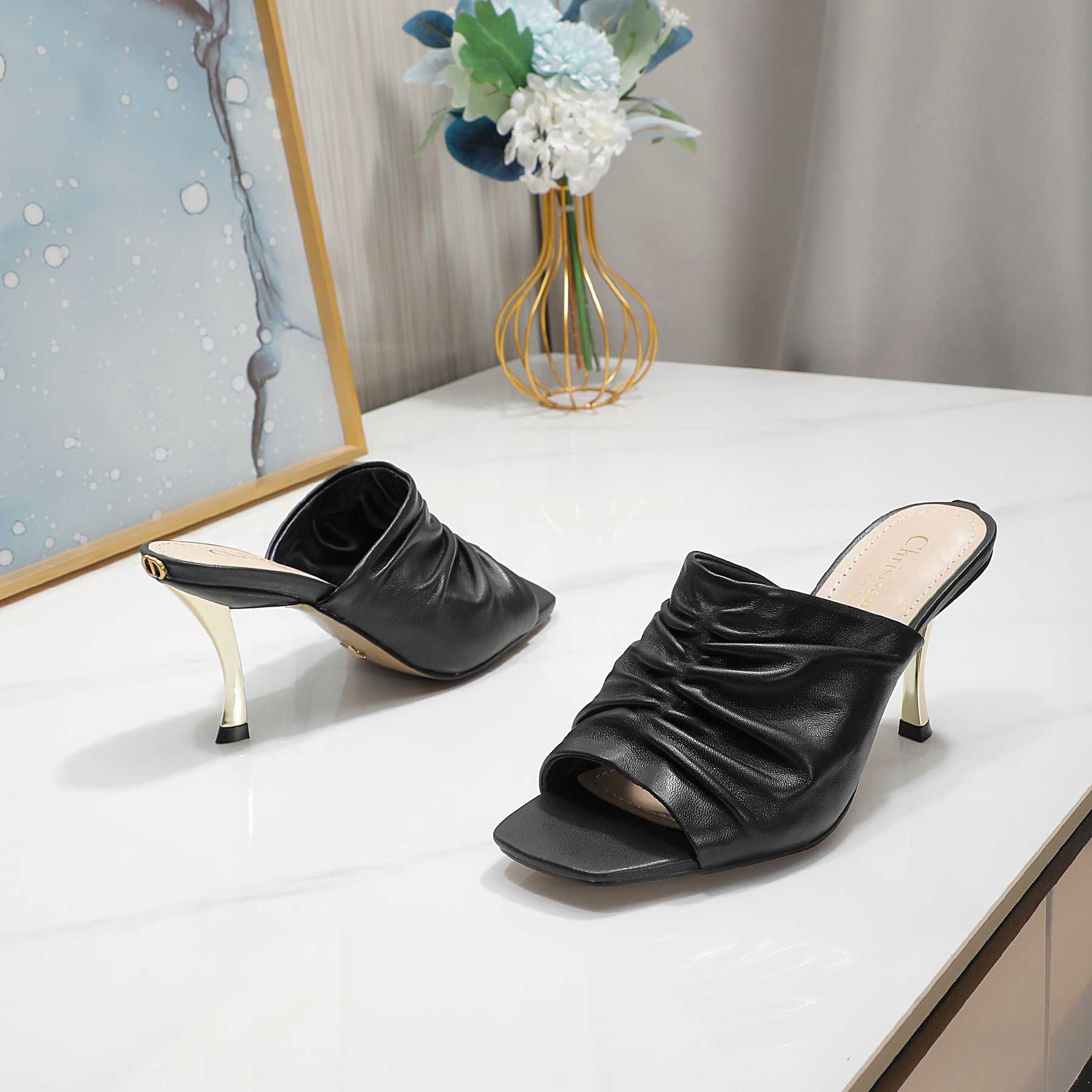 Dior D-Fame Open-Toe Pump - DopestKickz