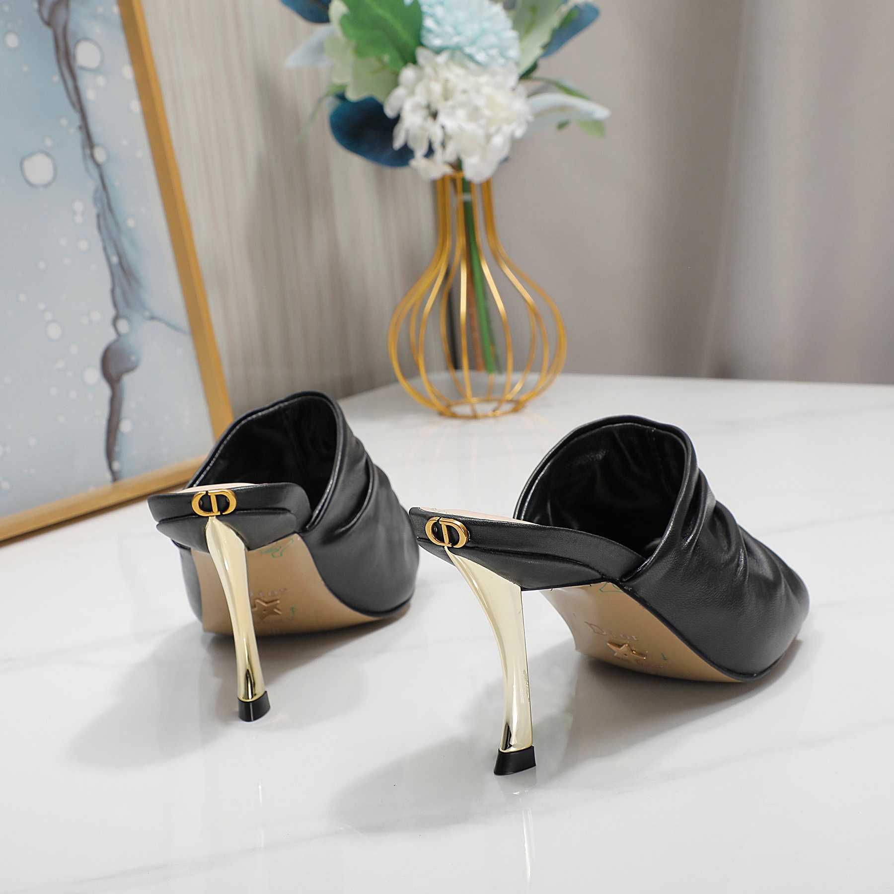 Dior D-Fame Open-Toe Pump - DopestKickz