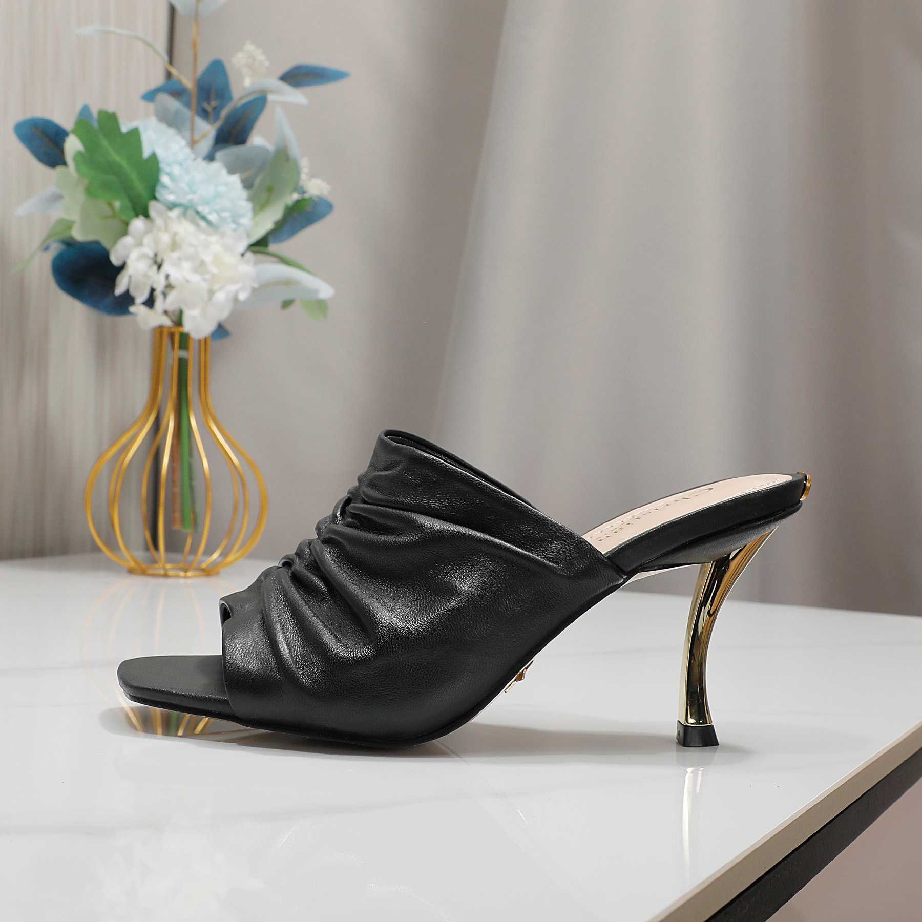 Dior D-Fame Open-Toe Pump - DopestKickz