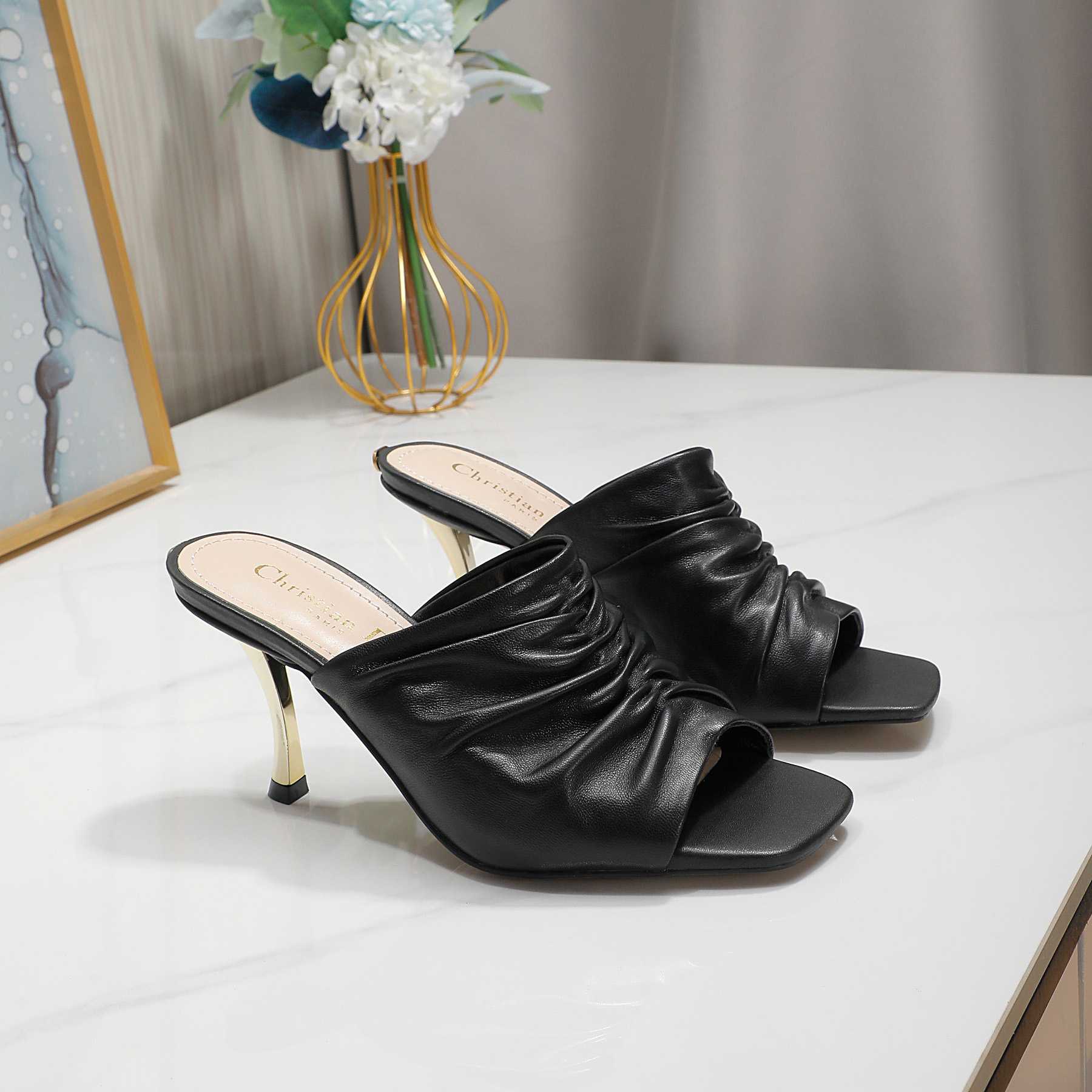 Dior D-Fame Open-Toe Pump - DopestKickz