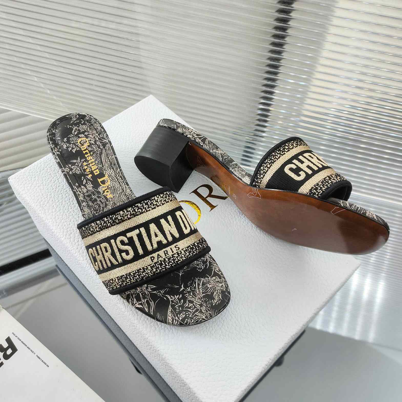 Dior Dway Open-Toe Pump - DopestKickz