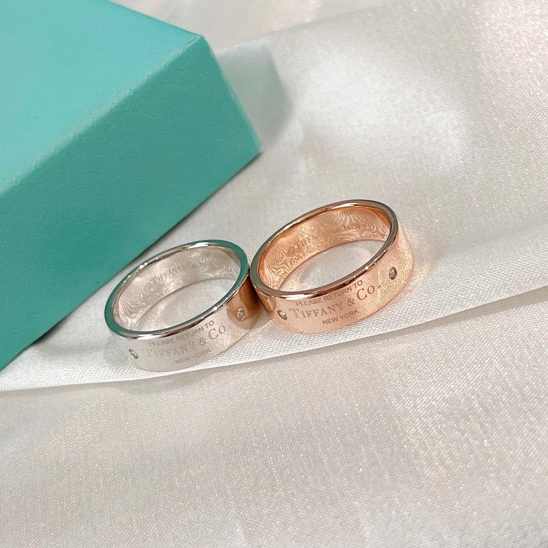 Tiffany&CO Narrow Ring With Diamonds - DopestKickz