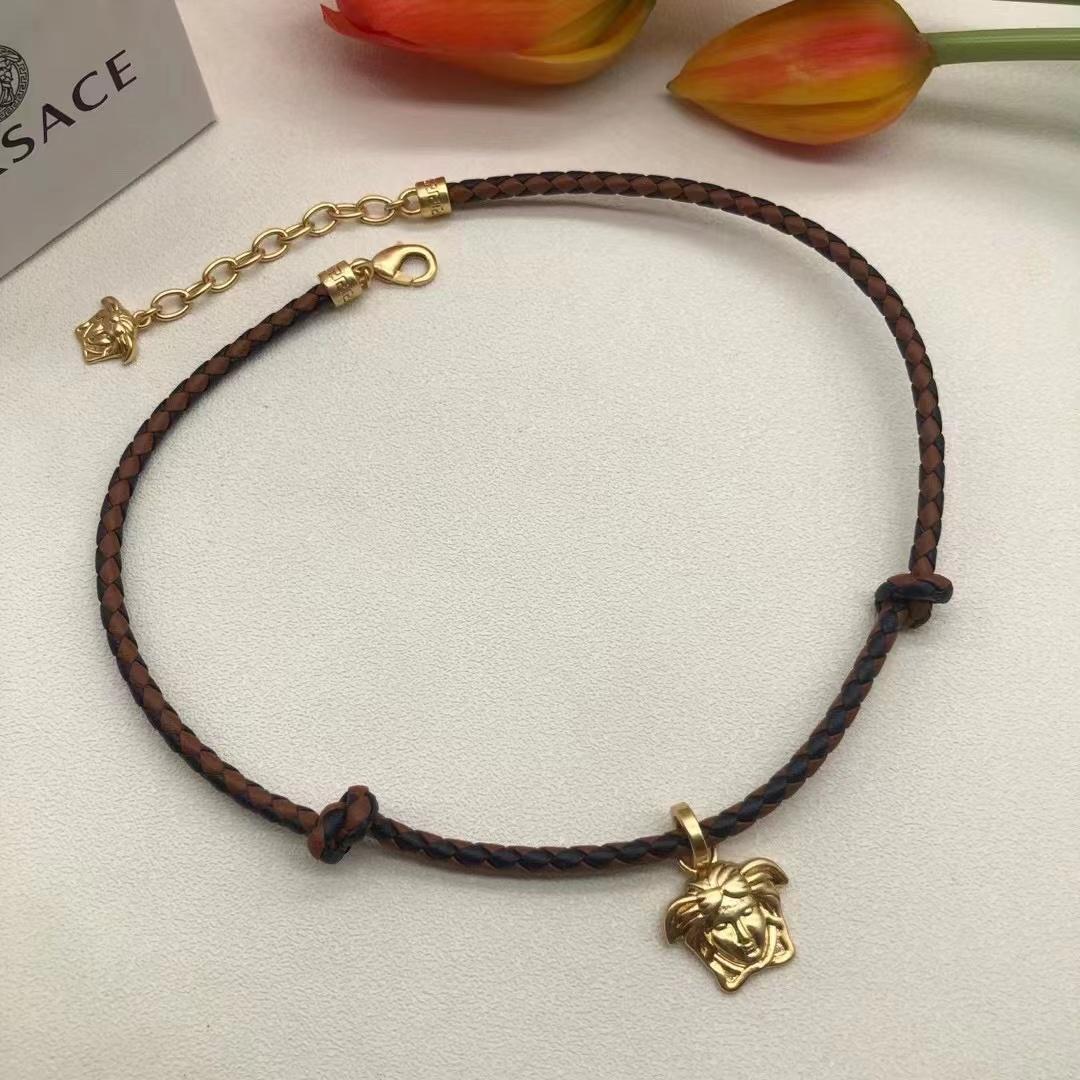 Versace Braided Medusa Bracelet - DopestKickz