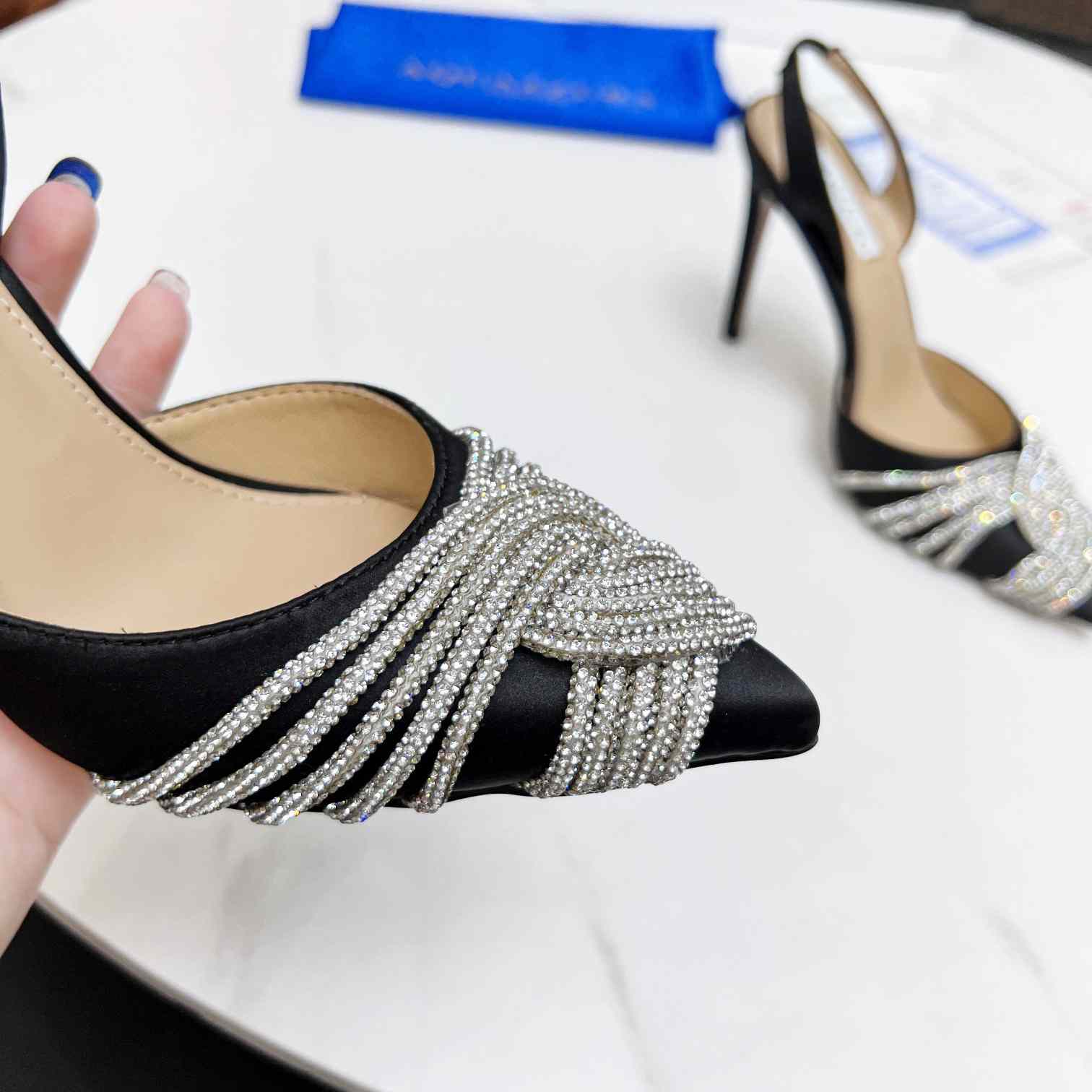 Aquazzura Gatsby Sling Satin - DopestKickz