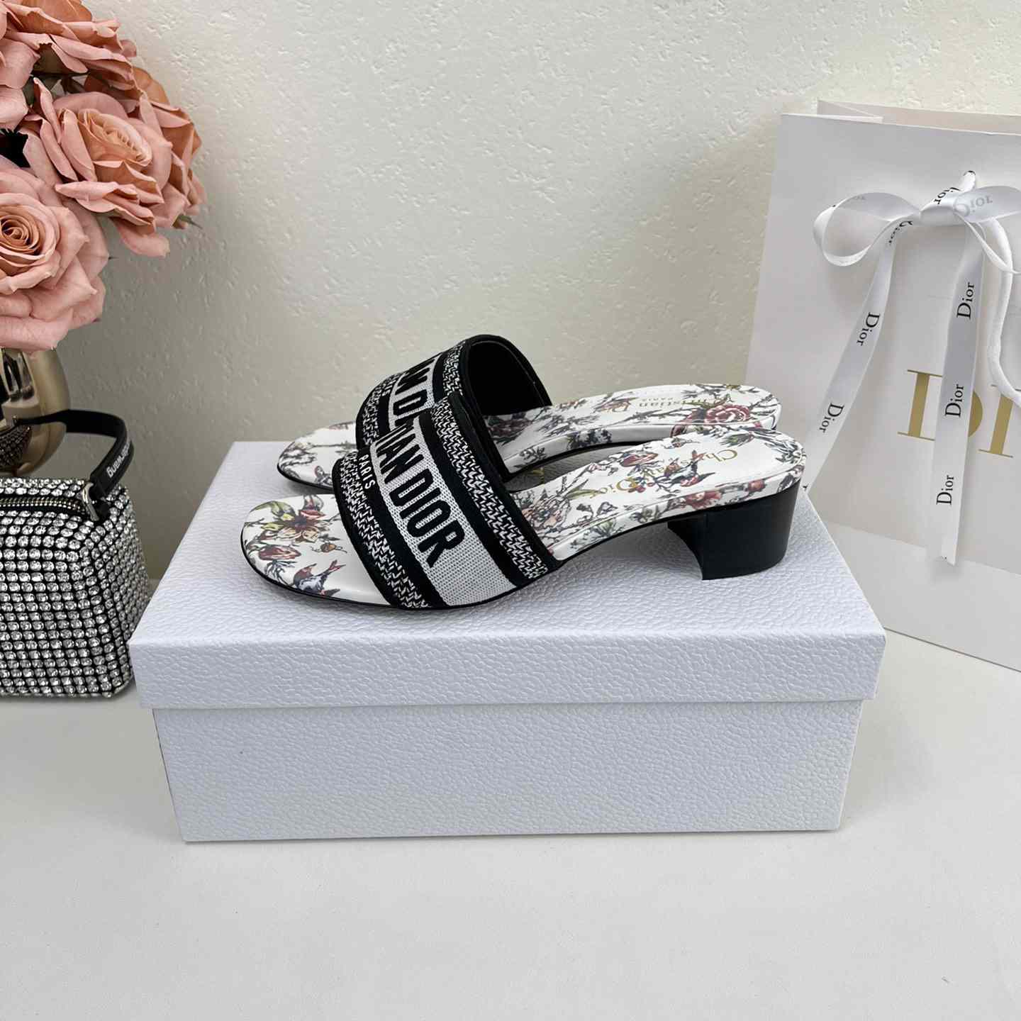 Dior Dway Heeled Slide - DopestKickz