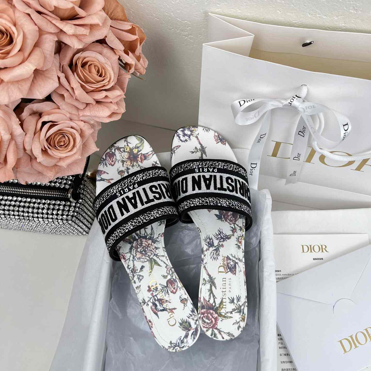 Dior Dway Heeled Slide - DopestKickz