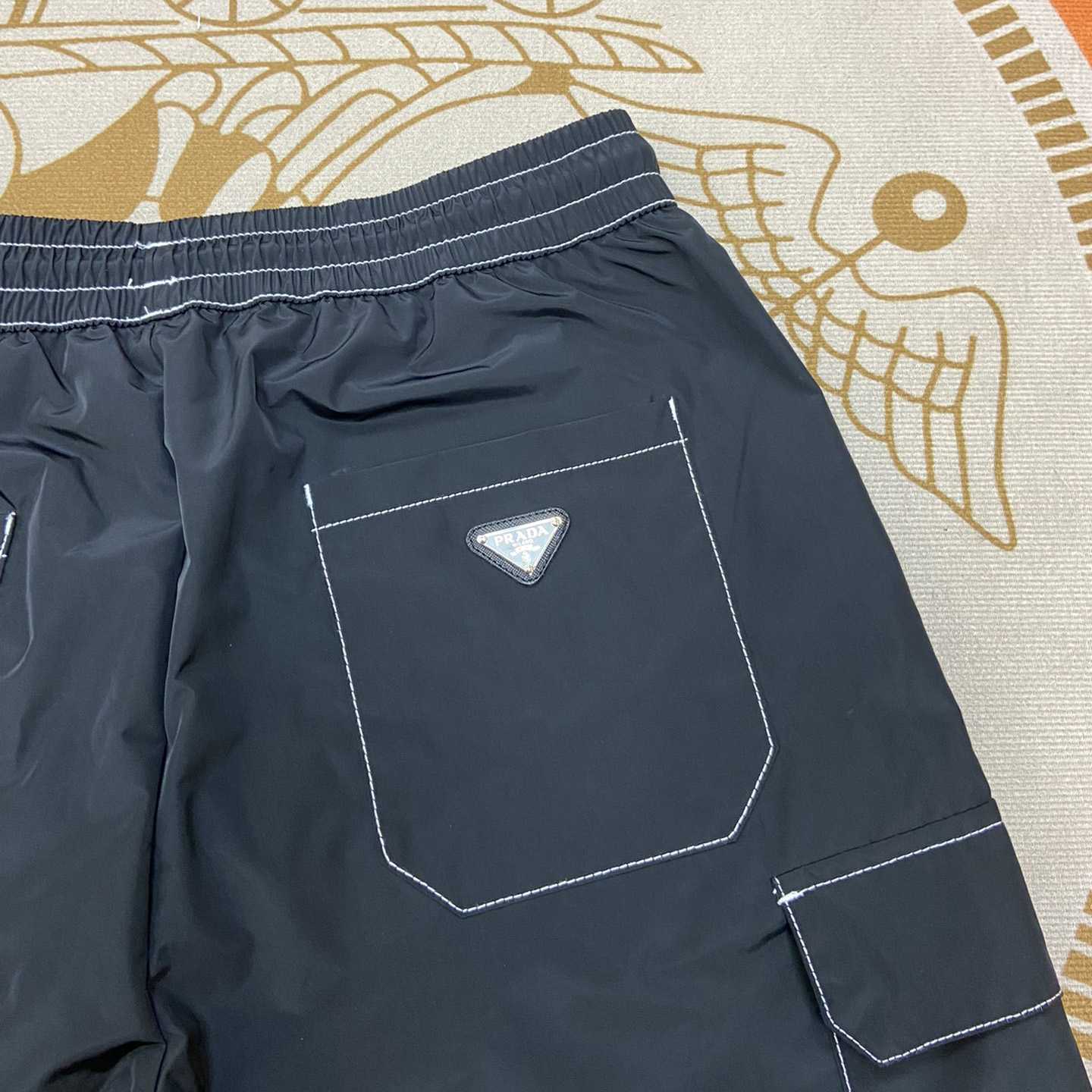 Prada Logo Cotton Shorts - DopestKickz