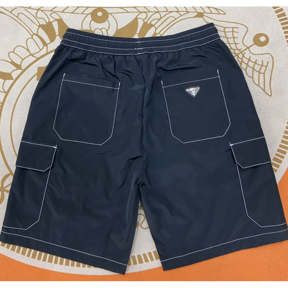 Prada Logo Cotton Shorts - DopestKickz