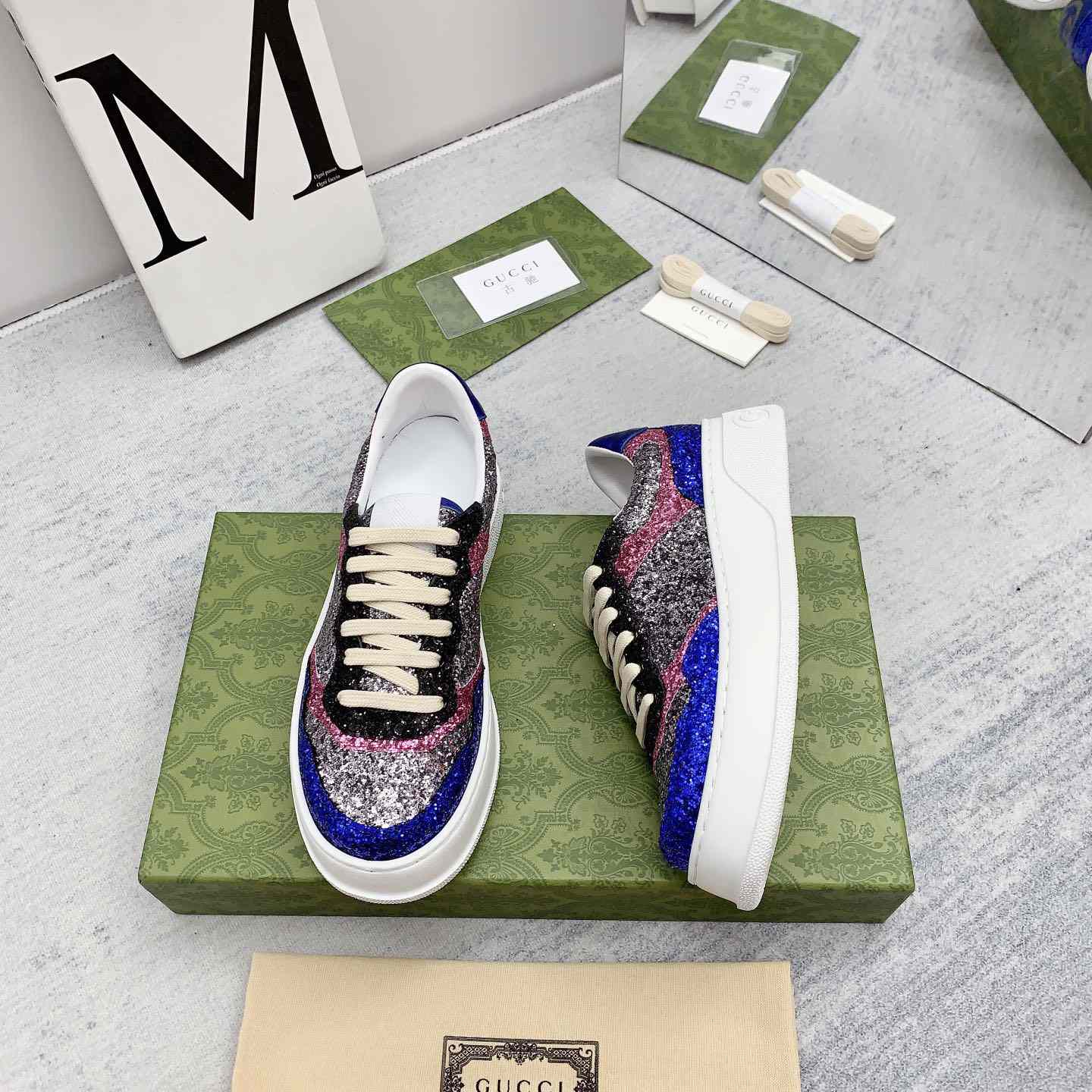 Gucci Glitter Sneaker - DopestKickz