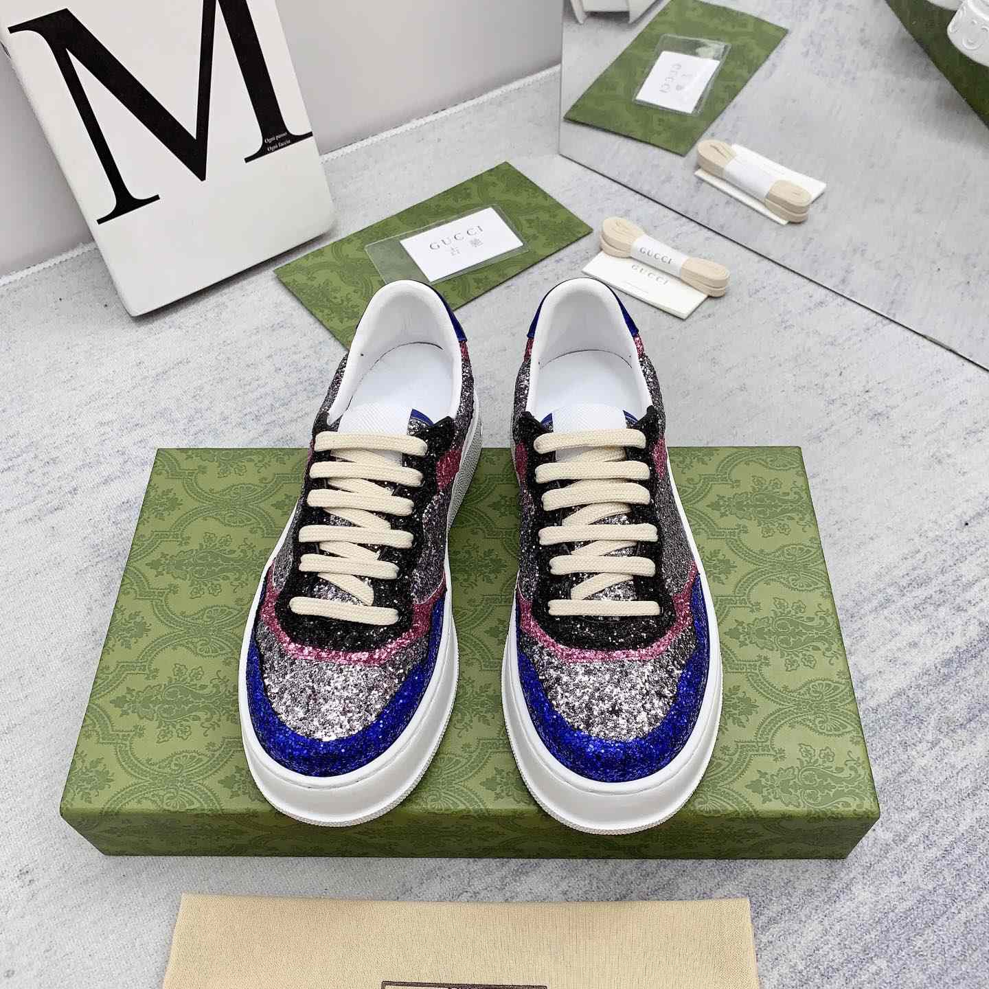 Gucci Glitter Sneaker - DopestKickz