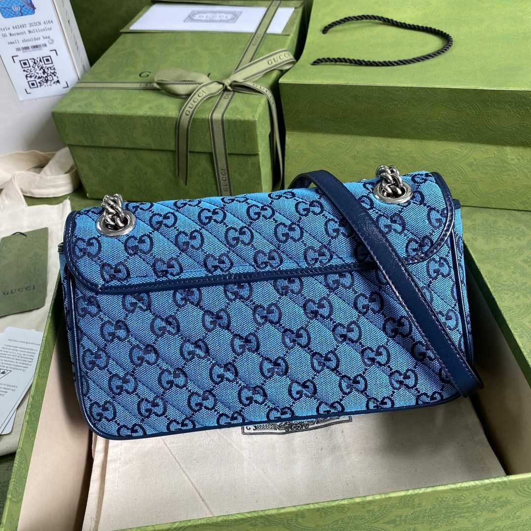 Gucci GG Marmont Mini Shoulder Bag(26-15-7cm) - DopestKickz