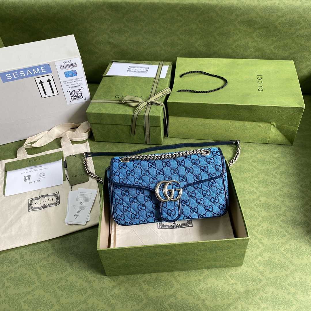 Gucci GG Marmont Mini Shoulder Bag(26-15-7cm) - DopestKickz