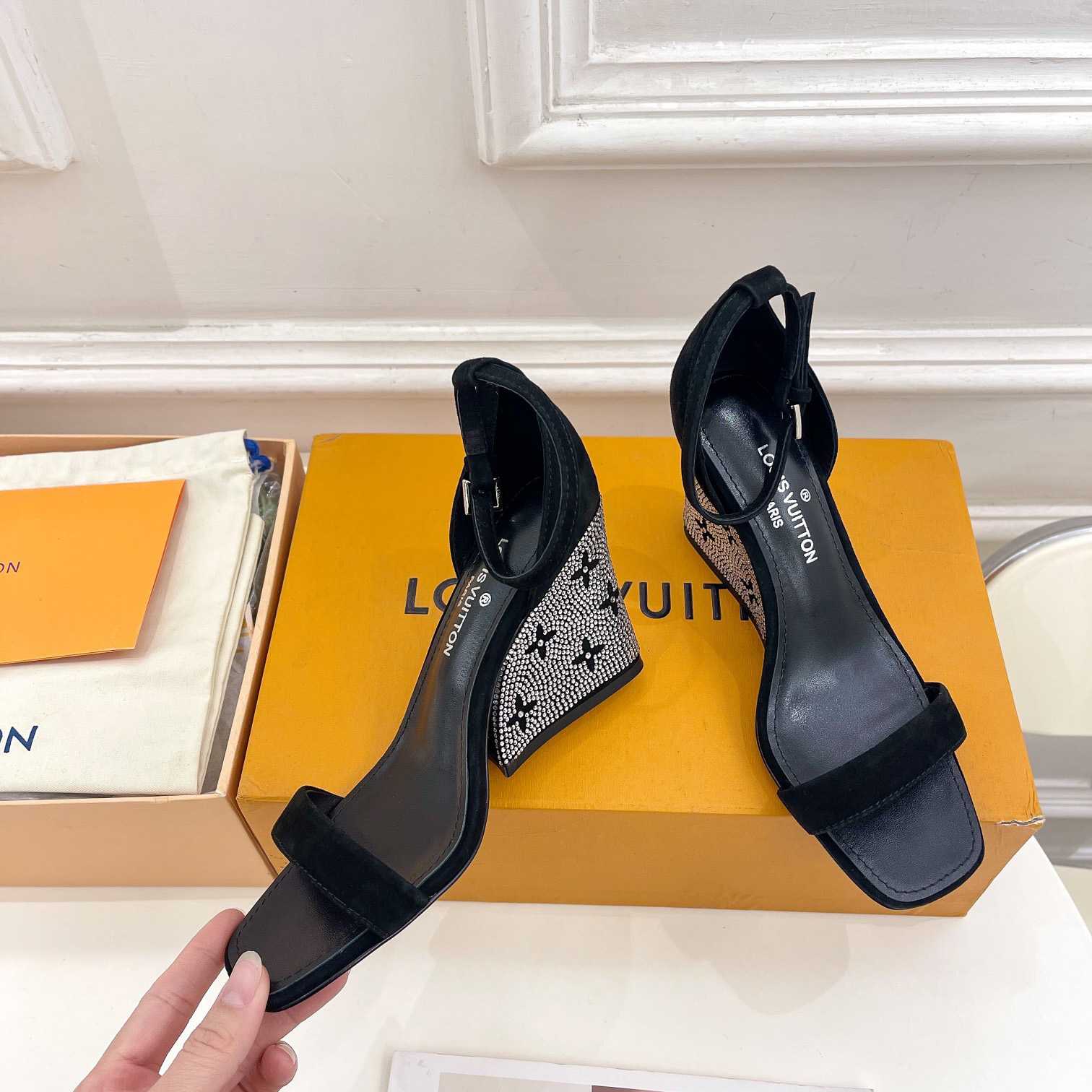 Louis Vuitton Appeal Wedge Sandal       1AACNU - DopestKickz