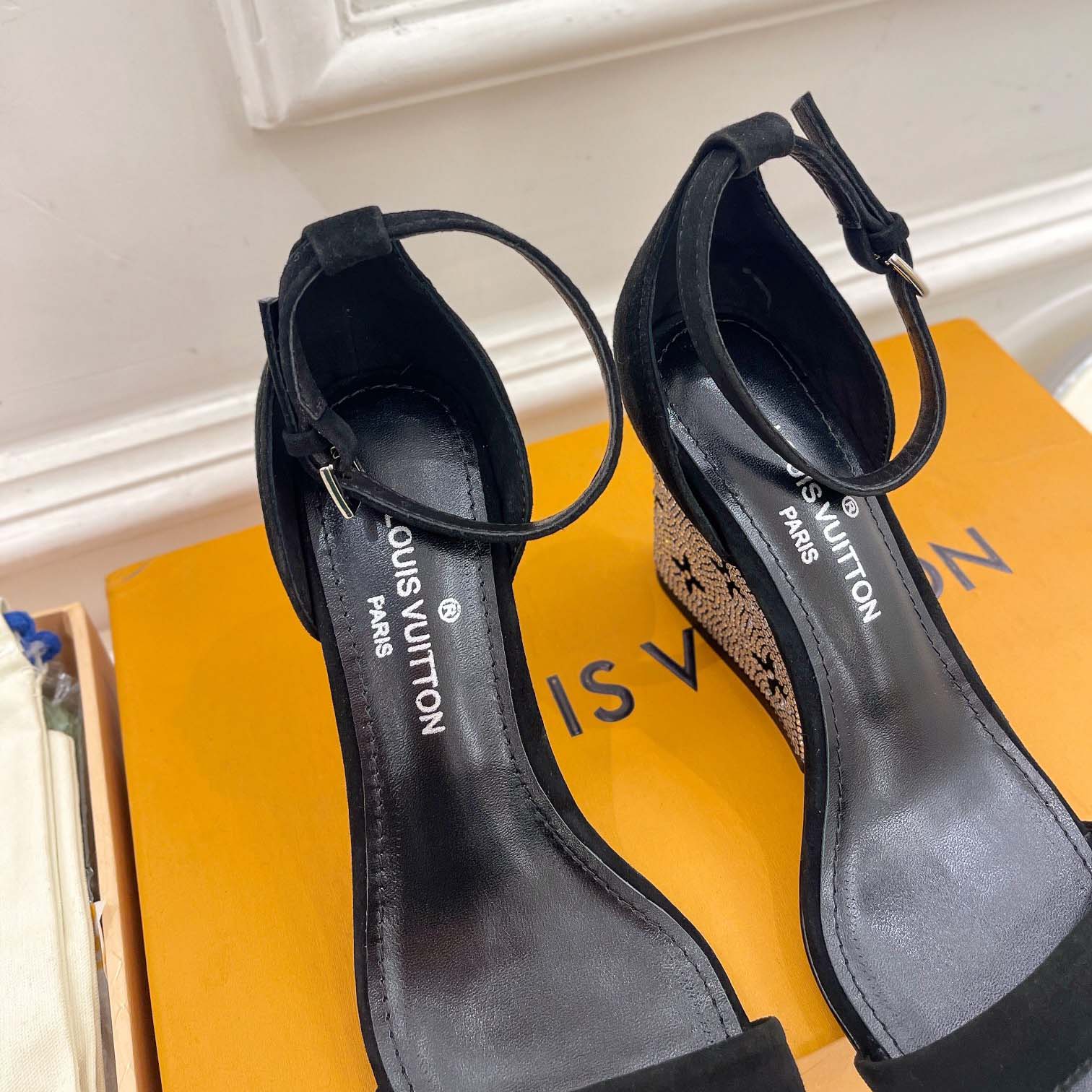 Louis Vuitton Appeal Wedge Sandal       1AACNU - DopestKickz