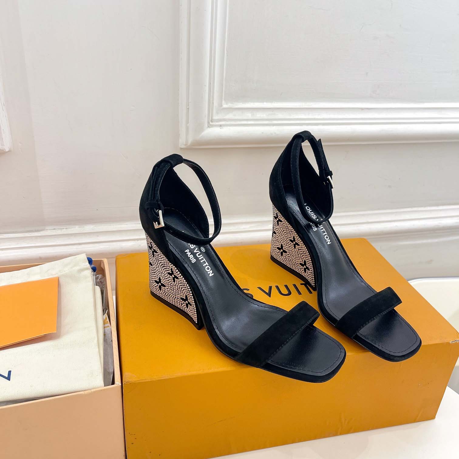 Louis Vuitton Appeal Wedge Sandal       1AACNU - DopestKickz