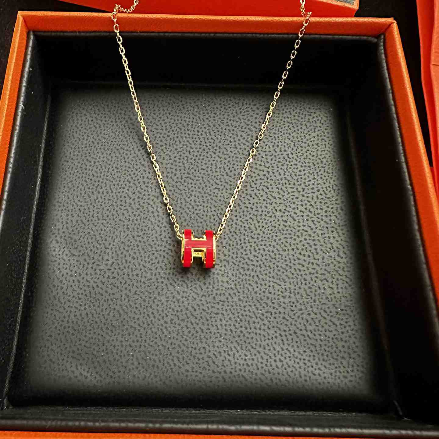 Hermes Mini Pop H Necklace - DopestKickz