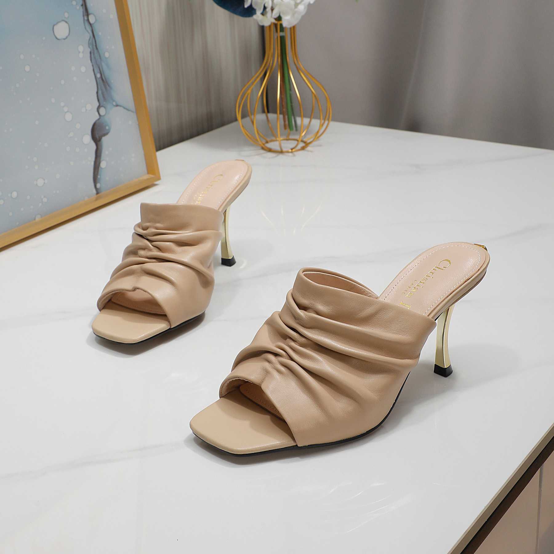 Dior D-Fame Open-Toe Pump - DopestKickz