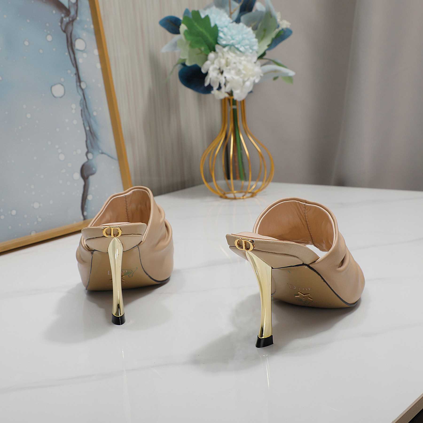 Dior D-Fame Open-Toe Pump - DopestKickz