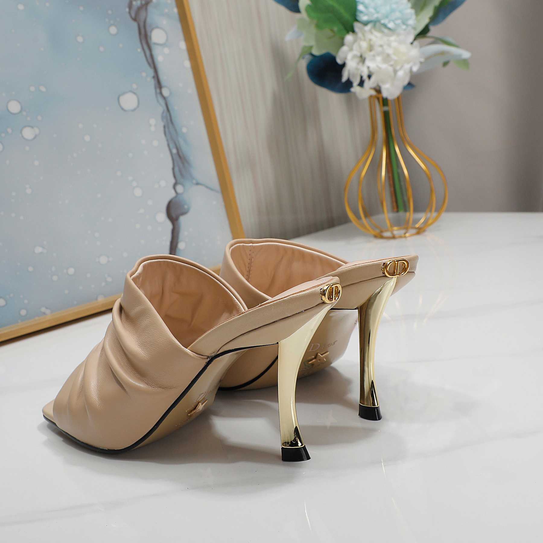 Dior D-Fame Open-Toe Pump - DopestKickz