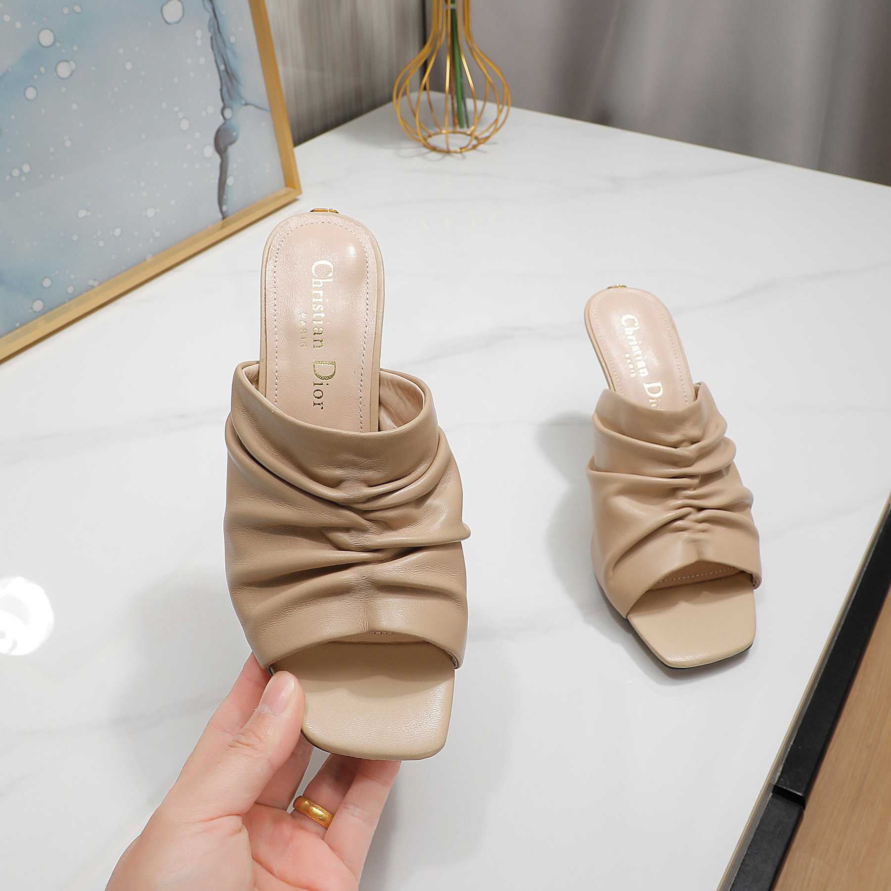 Dior D-Fame Open-Toe Pump - DopestKickz