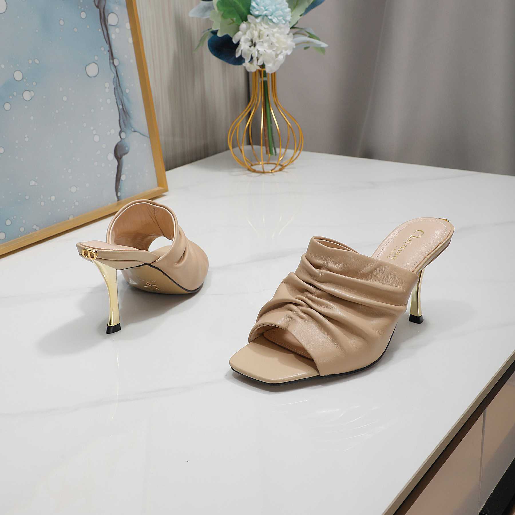 Dior D-Fame Open-Toe Pump - DopestKickz