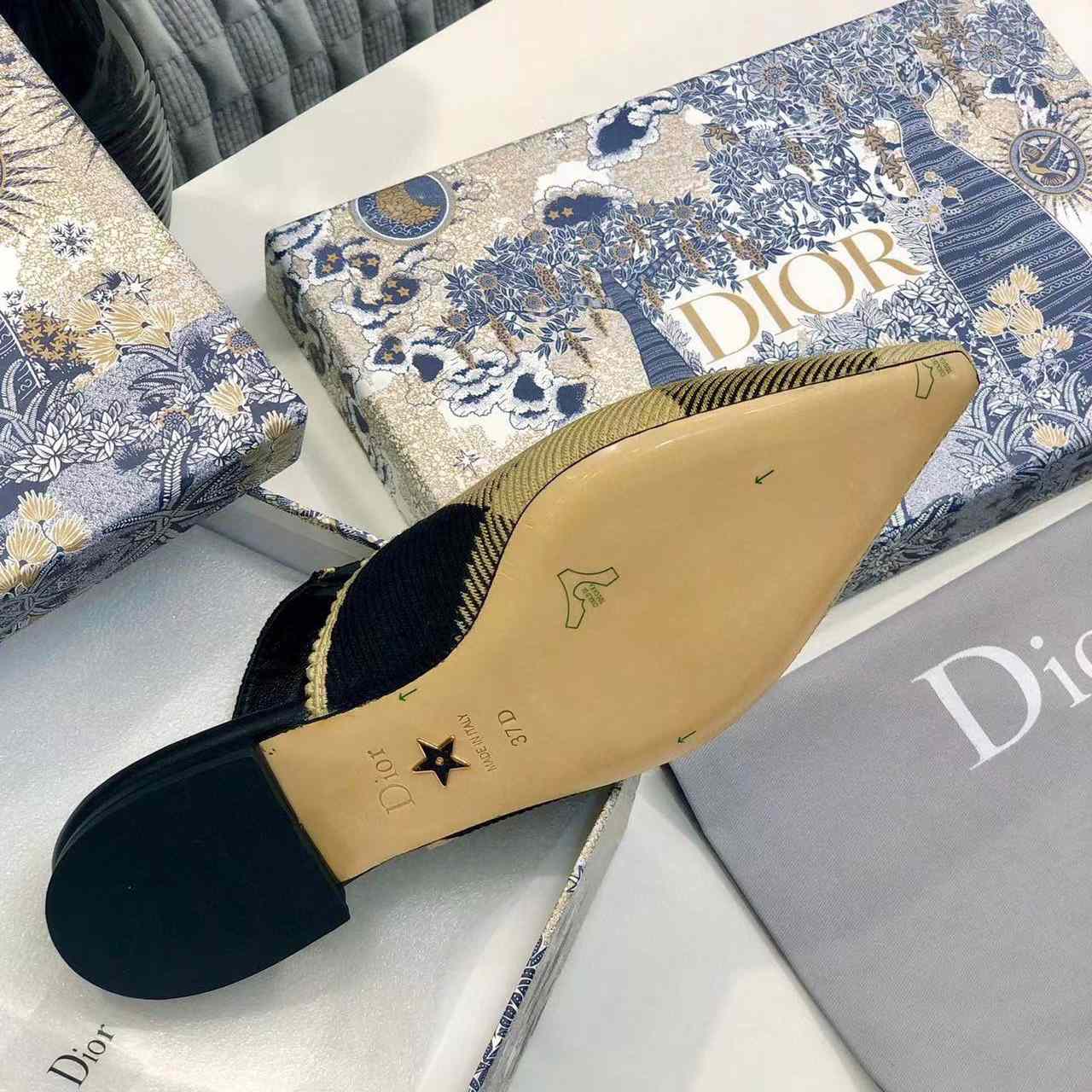 Dior J'adior Ribbon Slingback Flat - DopestKickz