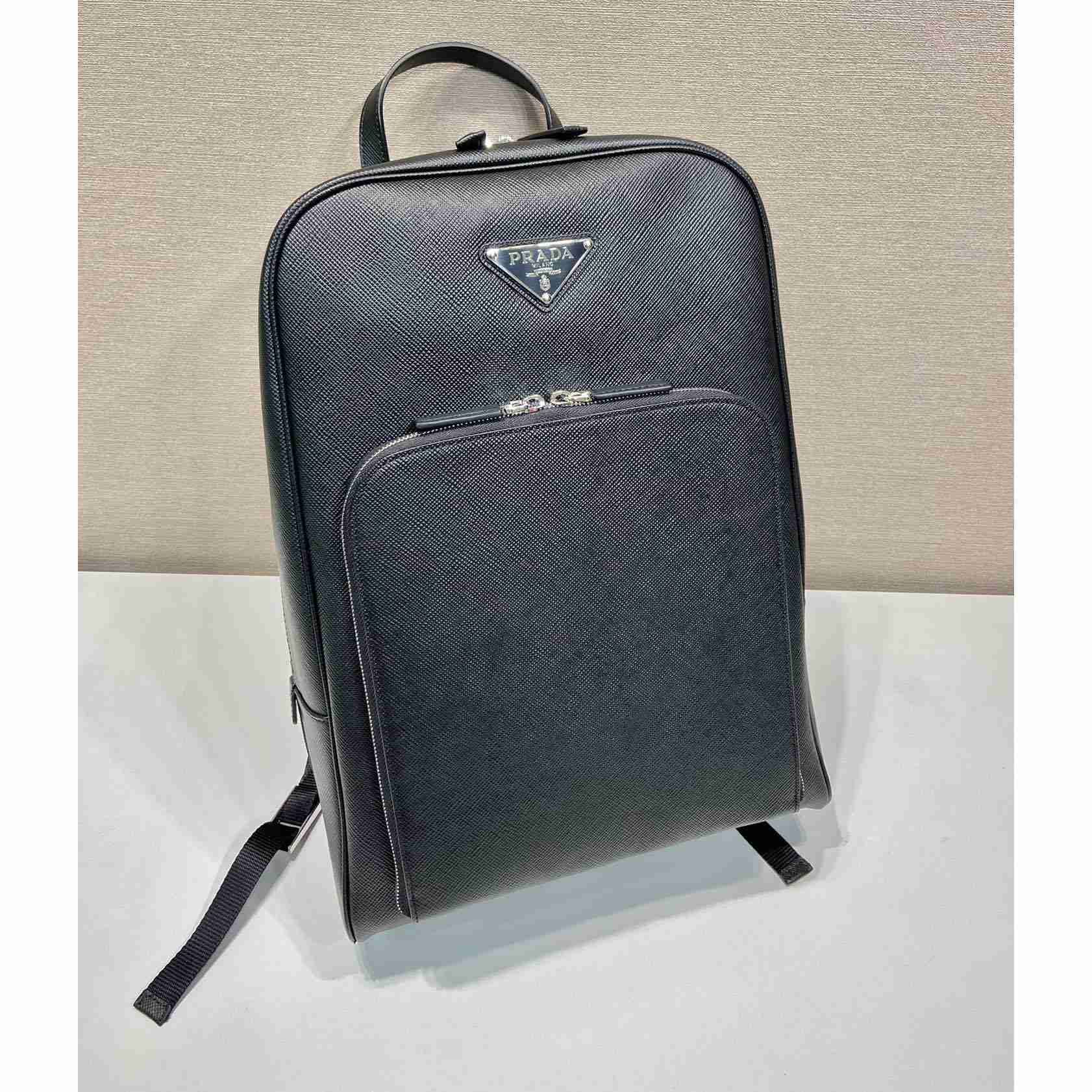 Prada Saffiano Leather Backpack - DopestKickz