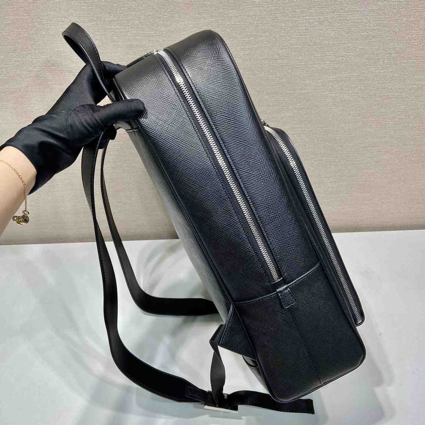 Prada Saffiano Leather Backpack - DopestKickz