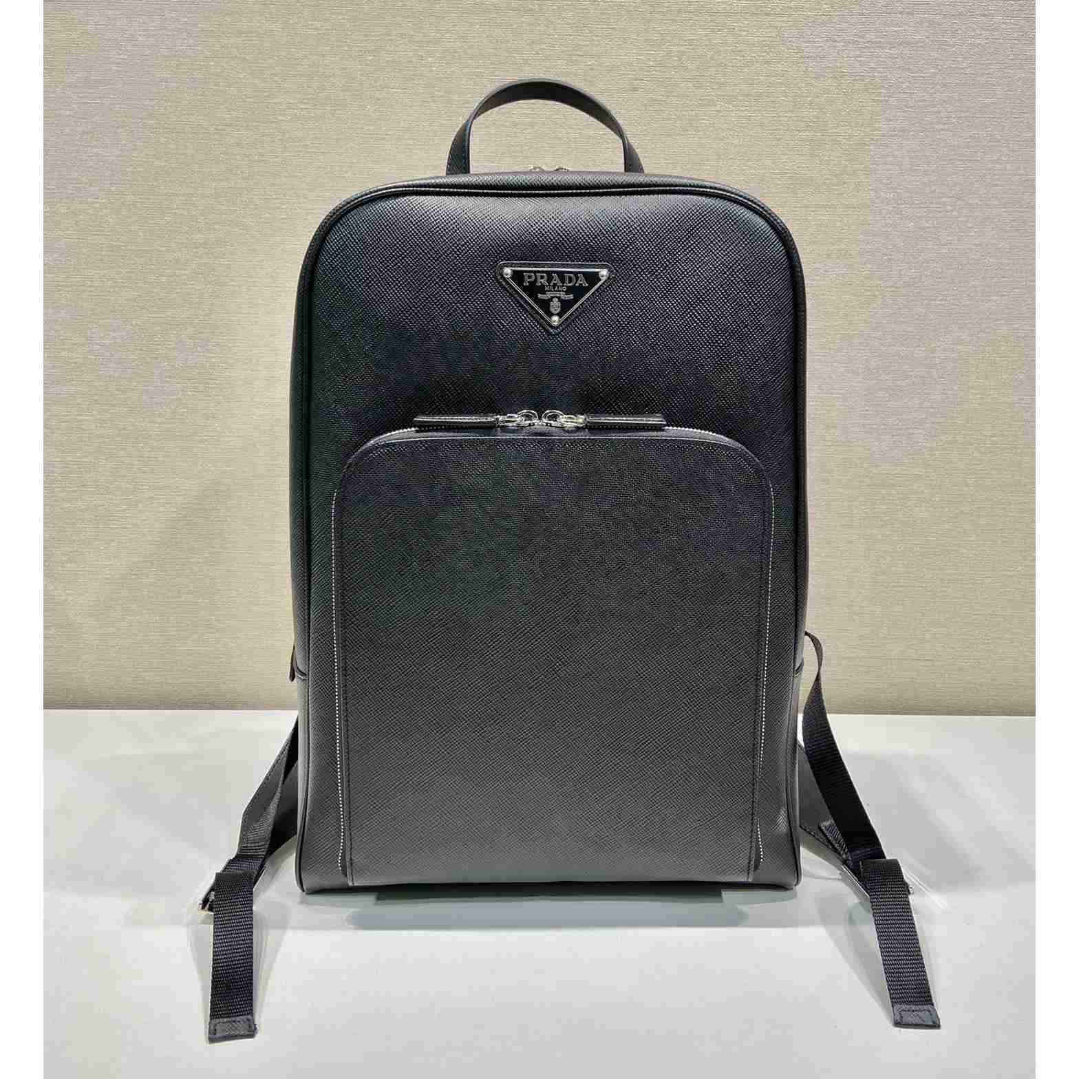 Prada Saffiano Leather Backpack - DopestKickz