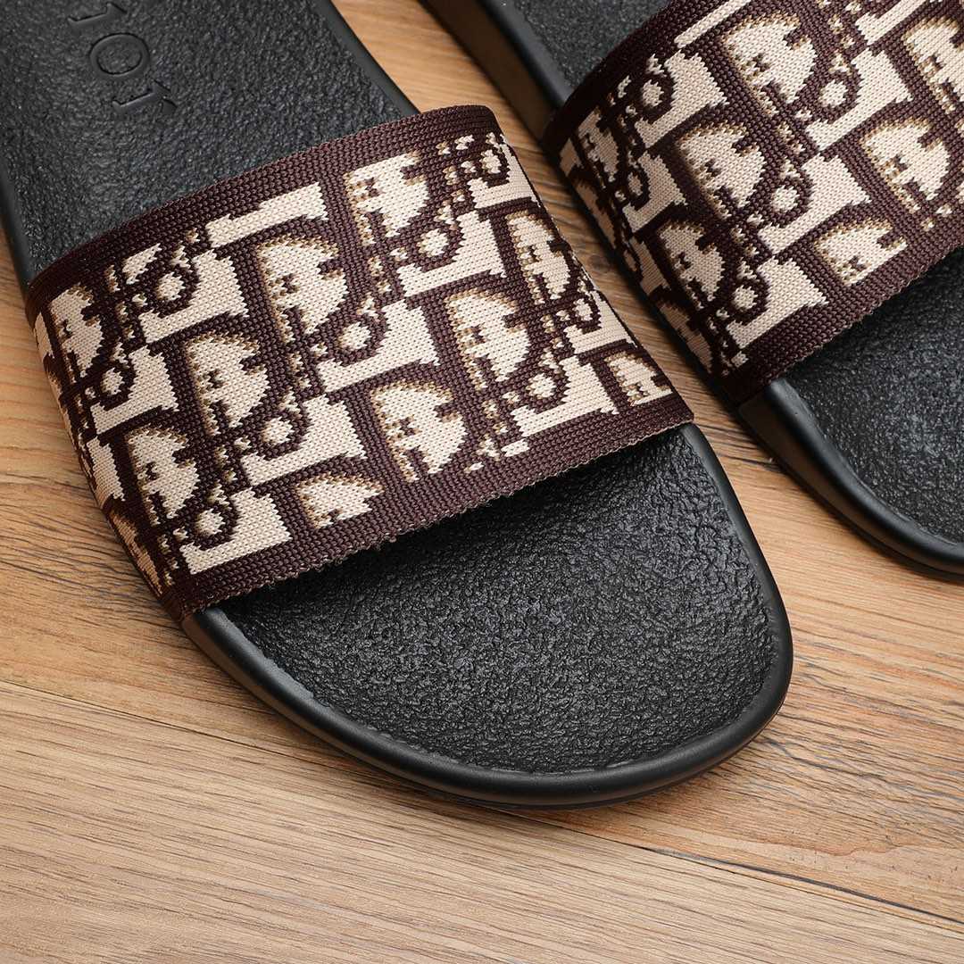 Dior Oblique Jacquard Sandals  - DopestKickz