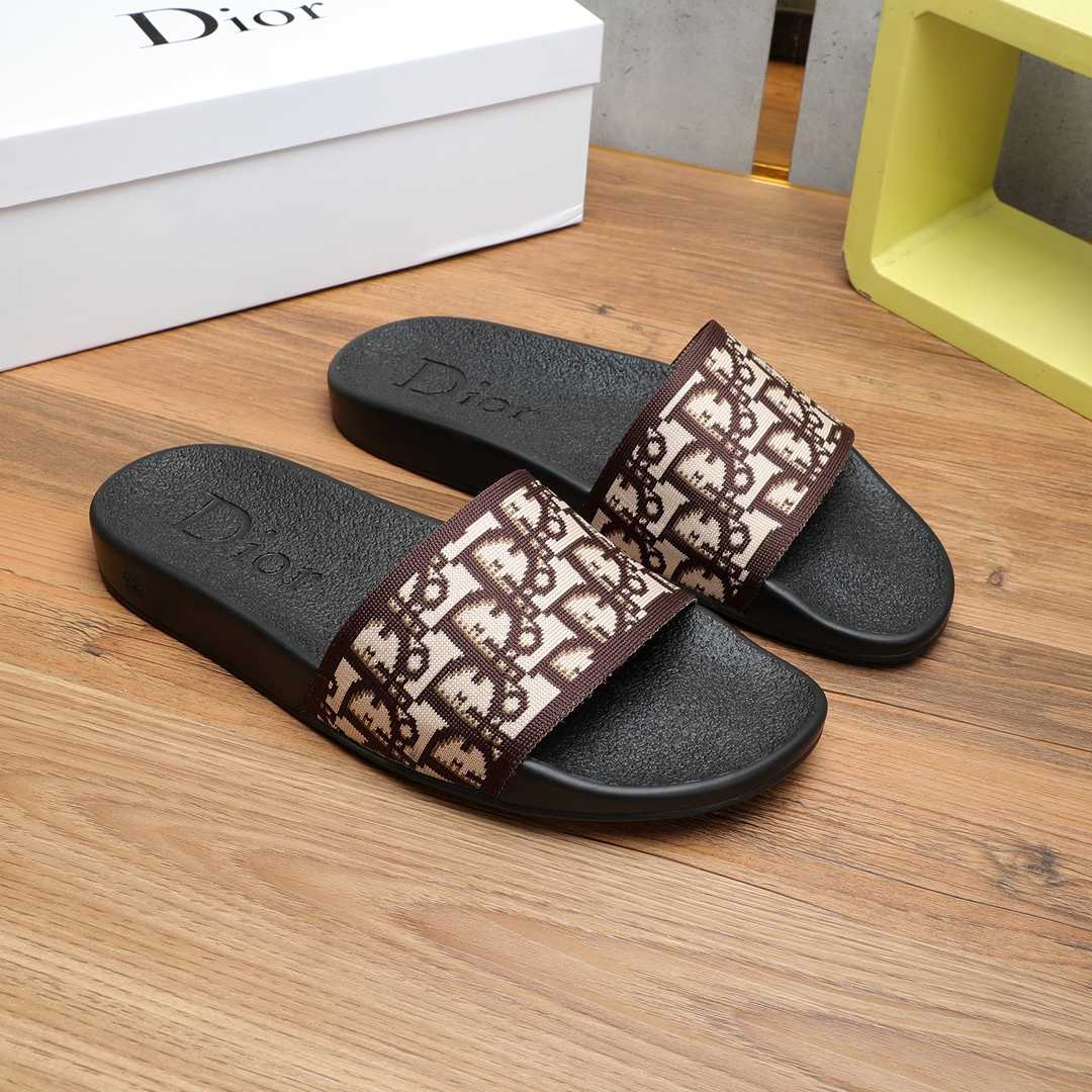 Dior Oblique Jacquard Sandals  - DopestKickz