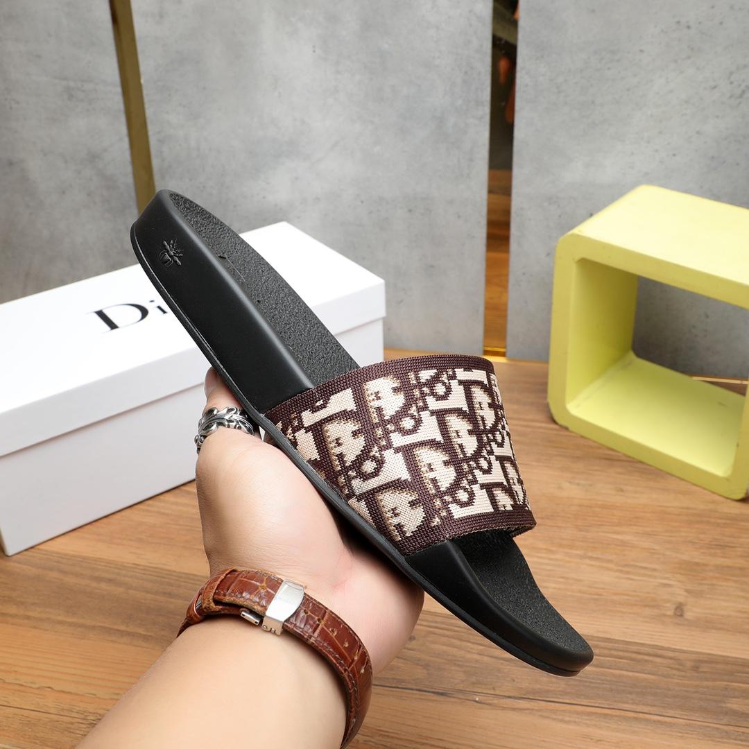 Dior Oblique Jacquard Sandals  - DopestKickz