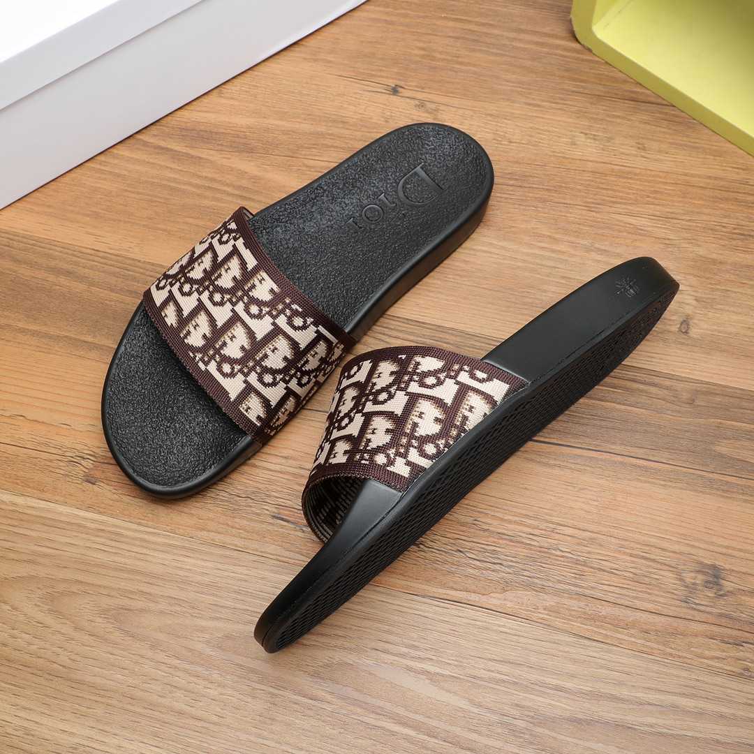Dior Oblique Jacquard Sandals  - DopestKickz
