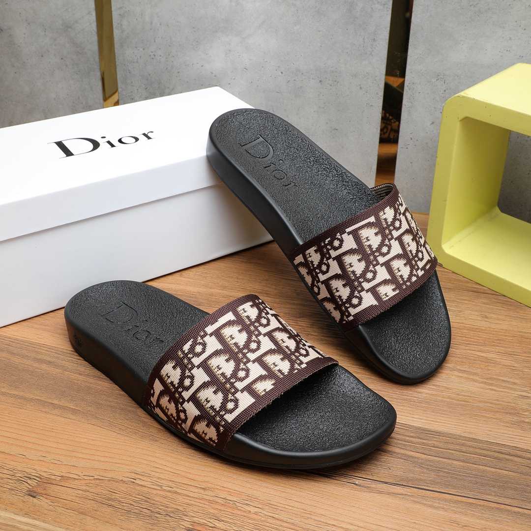 Dior Oblique Jacquard Sandals  - DopestKickz