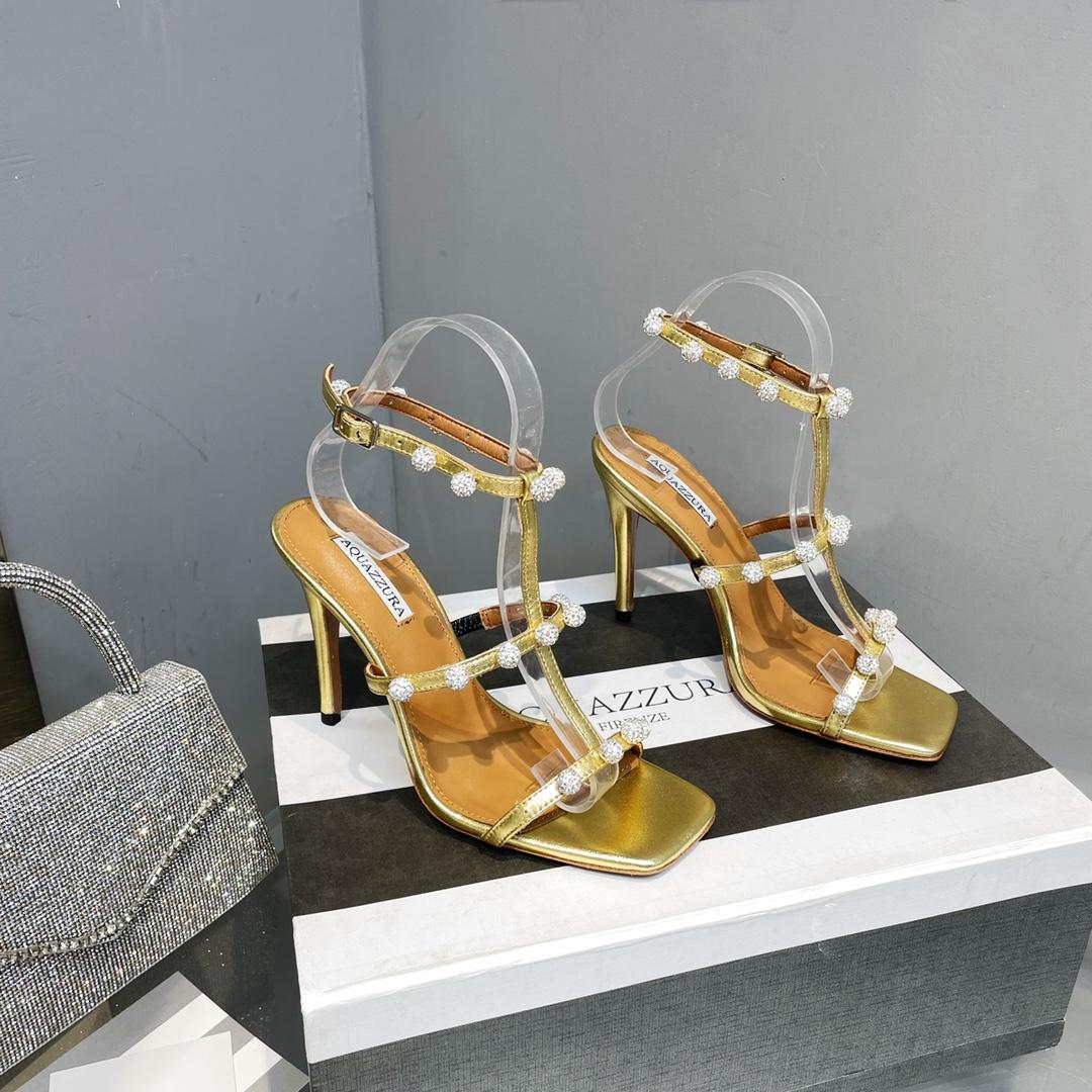 Aquazzura Cha Cha Cha Crystal Sandal  95 - DopestKickz