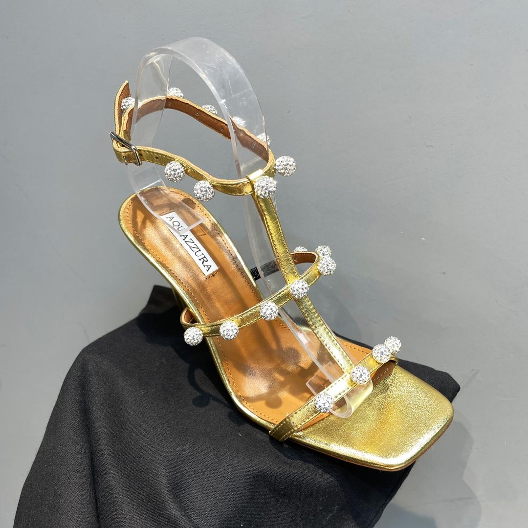 Aquazzura Cha Cha Cha Crystal Sandal  95 - DopestKickz