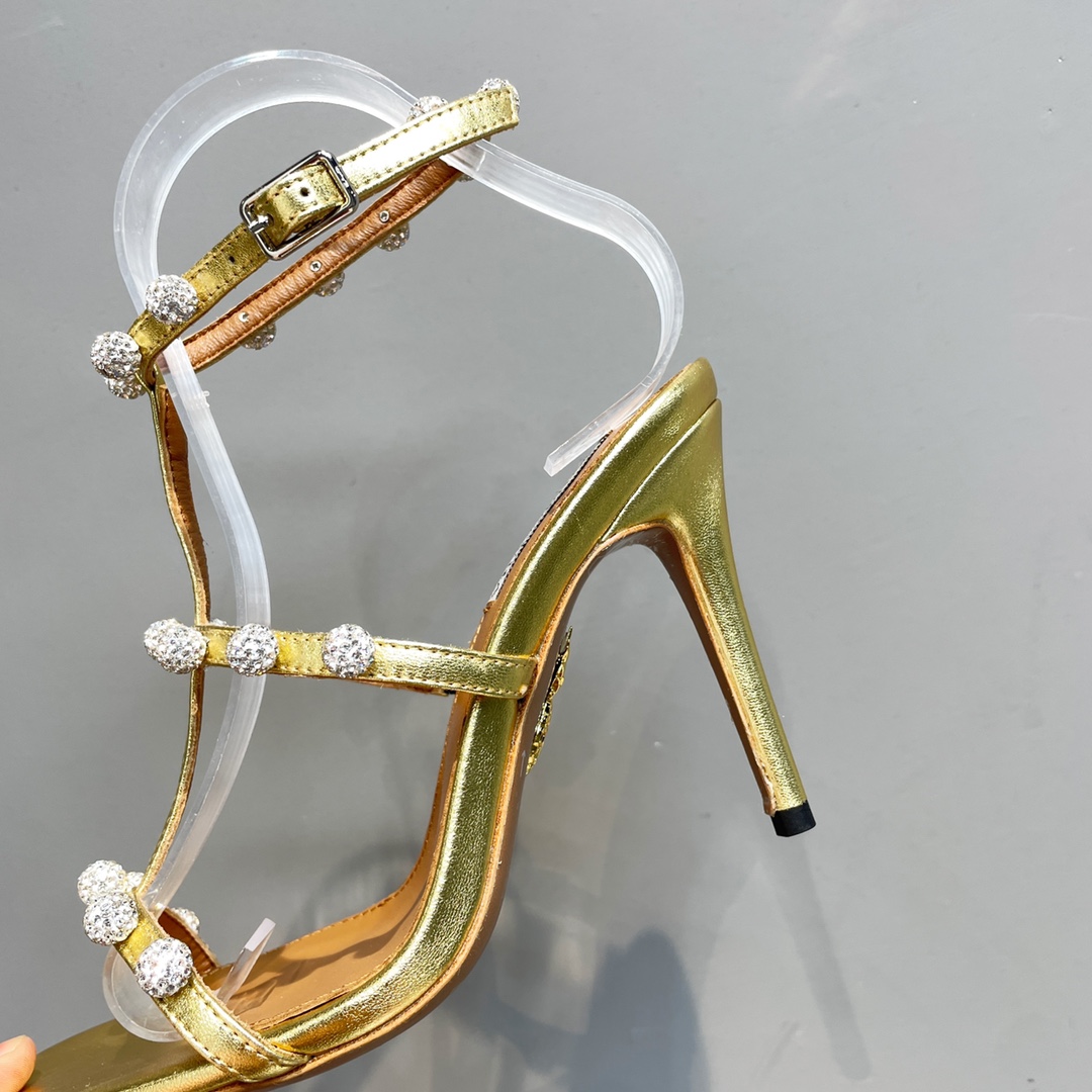Aquazzura Cha Cha Cha Crystal Sandal  95 - DopestKickz