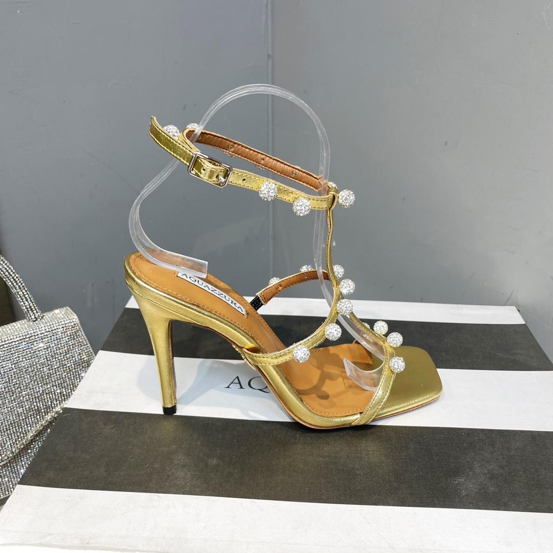 Aquazzura Cha Cha Cha Crystal Sandal  95 - DopestKickz