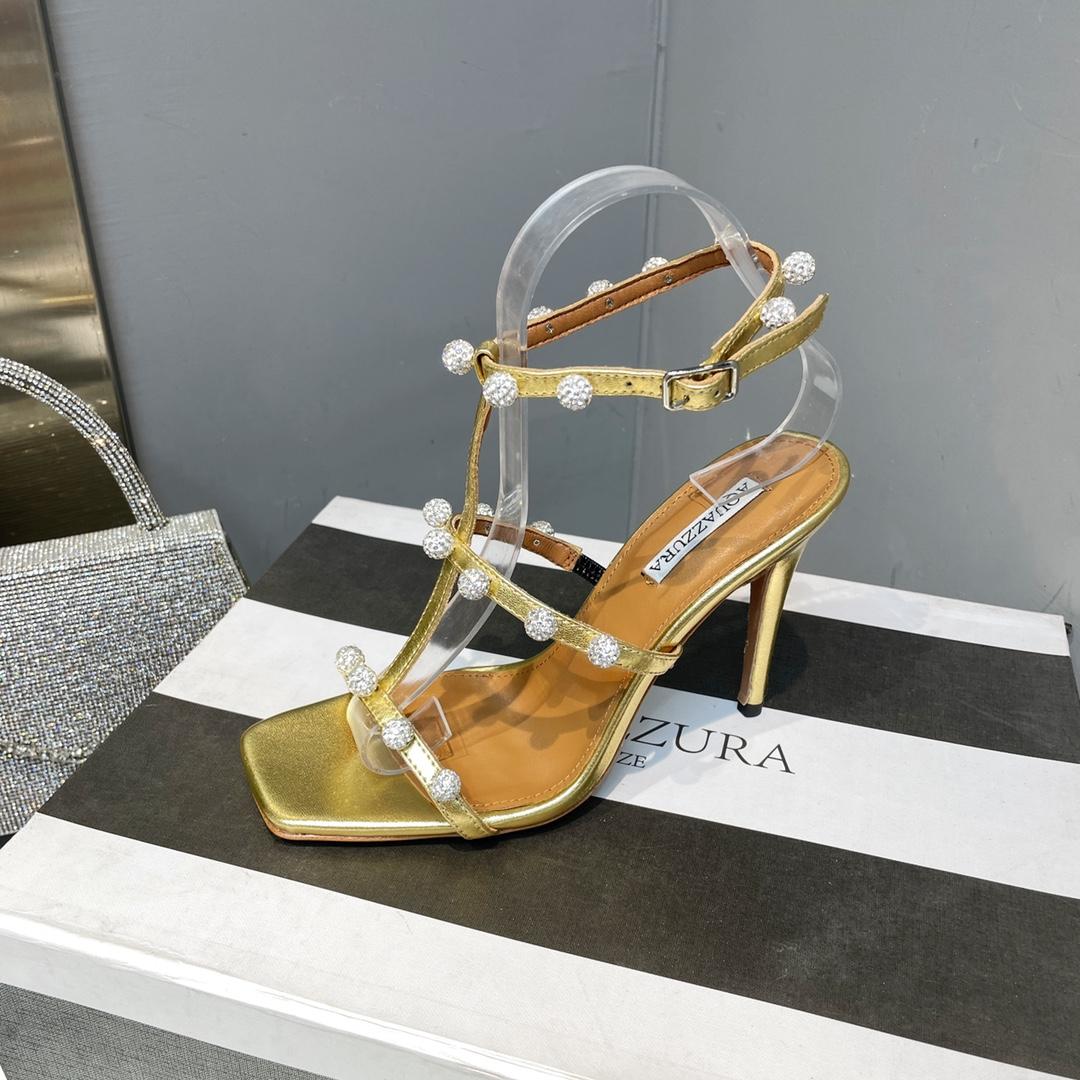 Aquazzura Cha Cha Cha Crystal Sandal  95 - DopestKickz