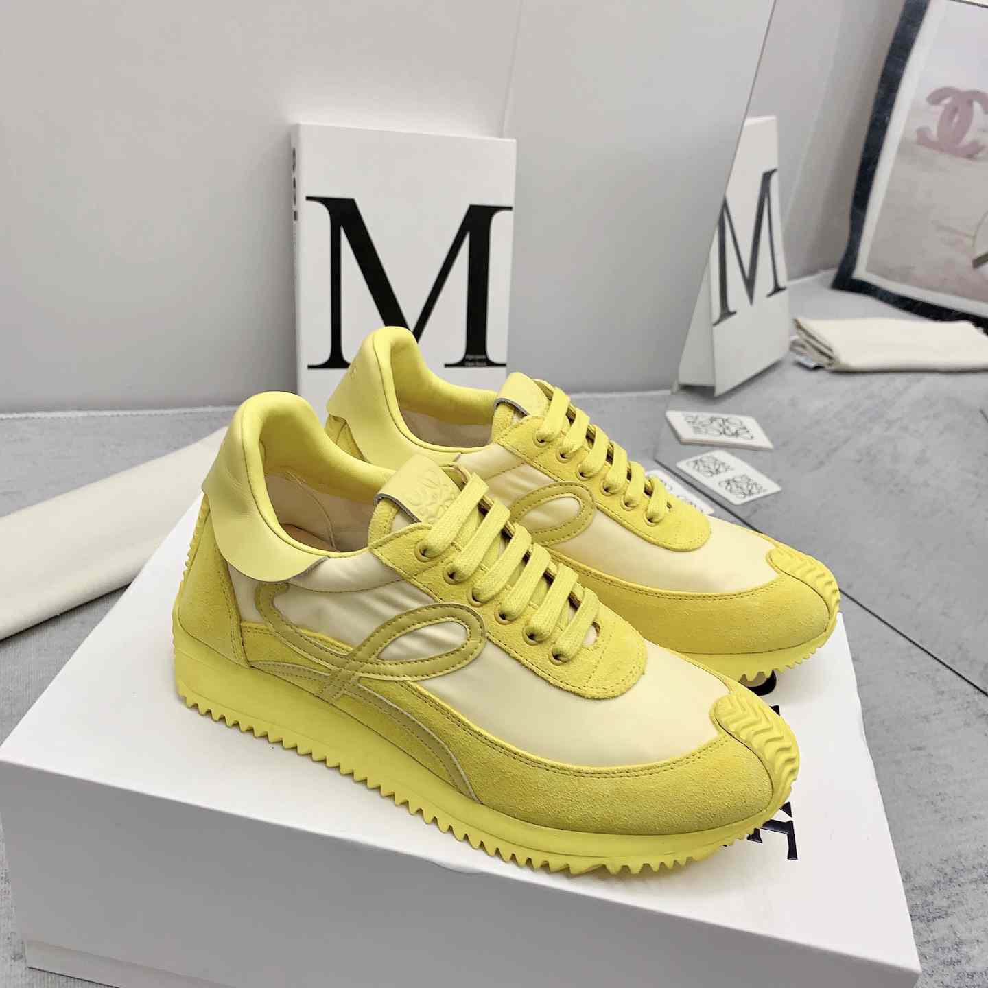 Loewe Flow Runner In Nylon And Suede - DopestKickz