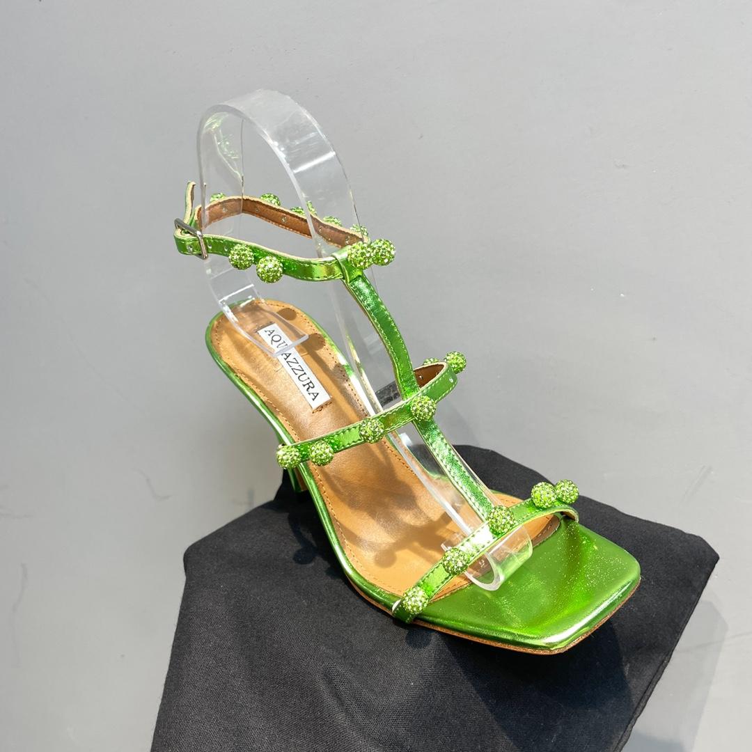 Aquazzura Cha Cha Cha Crystal Sandal  95 - DopestKickz