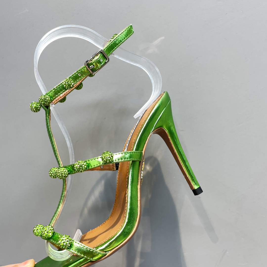 Aquazzura Cha Cha Cha Crystal Sandal  95 - DopestKickz