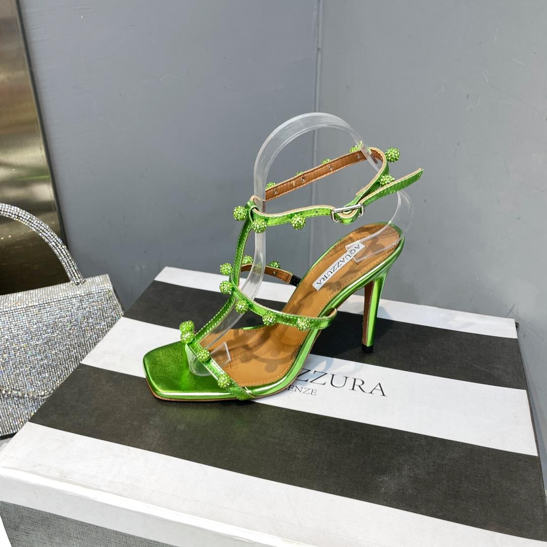 Aquazzura Cha Cha Cha Crystal Sandal  95 - DopestKickz