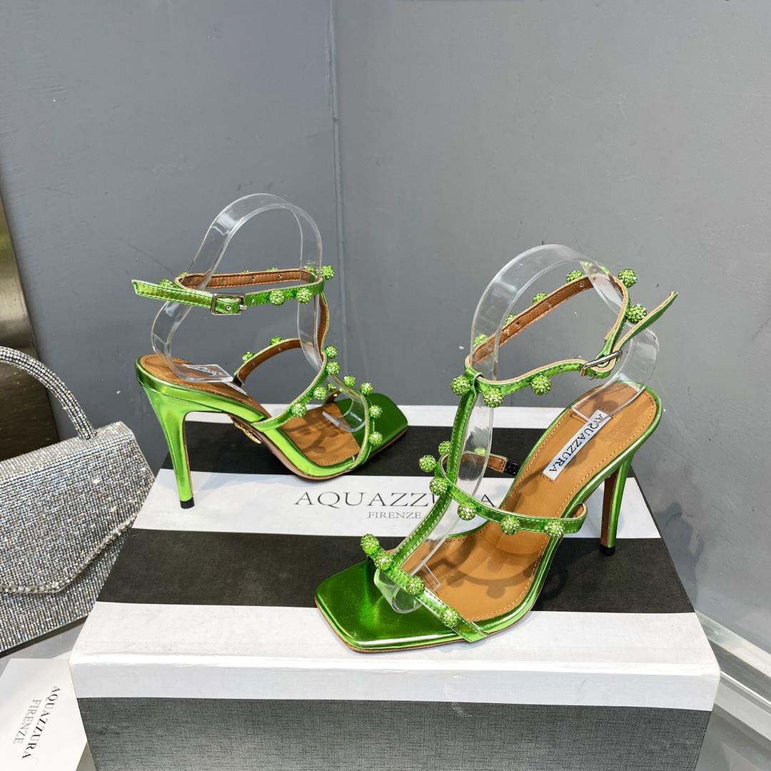 Aquazzura Cha Cha Cha Crystal Sandal  95 - DopestKickz